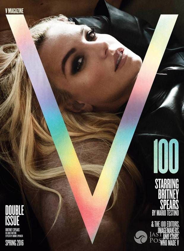 Britney Spears na okładce setnego wydania V Magazine fot. materiały prasowe