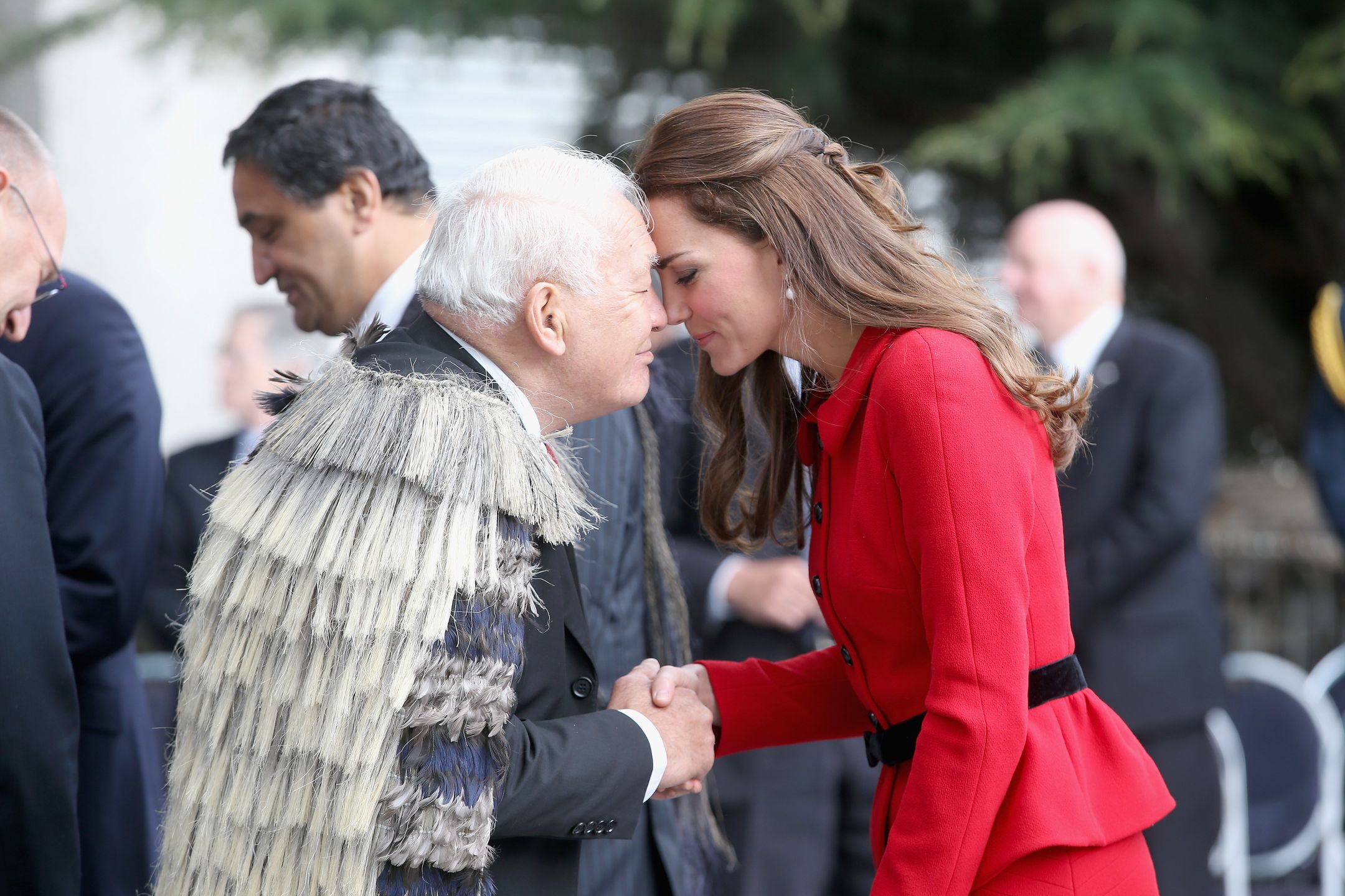 <<enter caption here>> on April 14, 2014 in Christchurch, New Zealand. The Duke and Duchess of Cambridge are on a three-week tour of Australia and New Zealand, the first official trip overseas with their son, Prince George of Cambridge. 