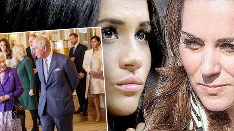 Meghan Markle i księżna Kate, rodzina królewska