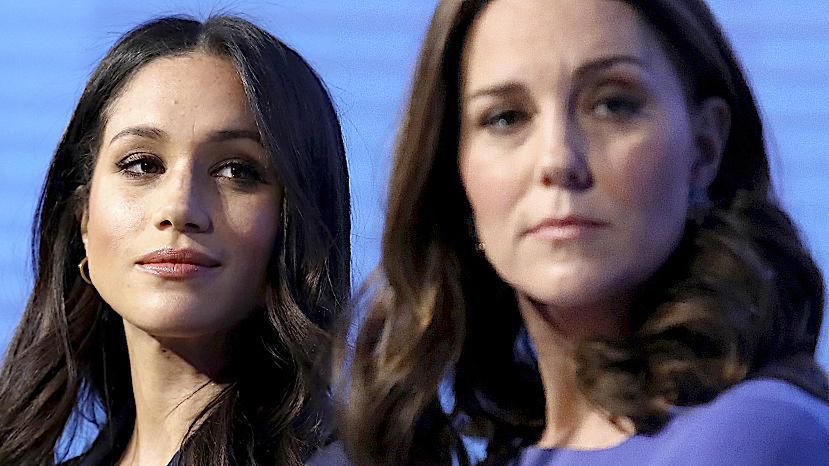 Meghan Markle i księżna Kate