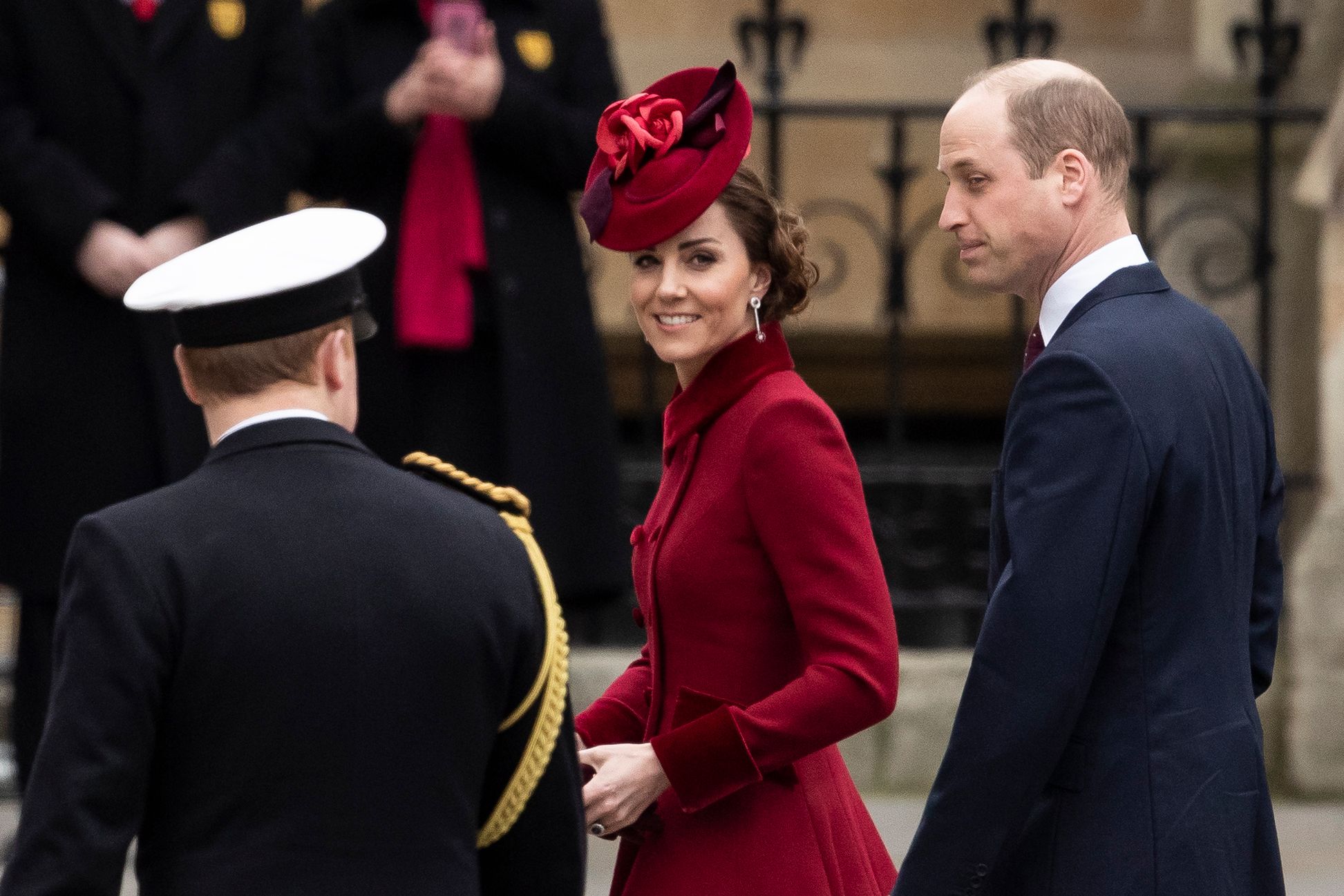 Księżna Kate na nabożeństwie w opactwie Westminster. Zadała szyku