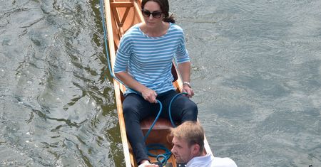 Księżna Kate na zawodach wioślarskich