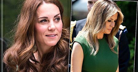 Melania Trump i księżna Kate lansują ten sam trend! Obie ubrały się w podobne sukienki w tym samym czasie!