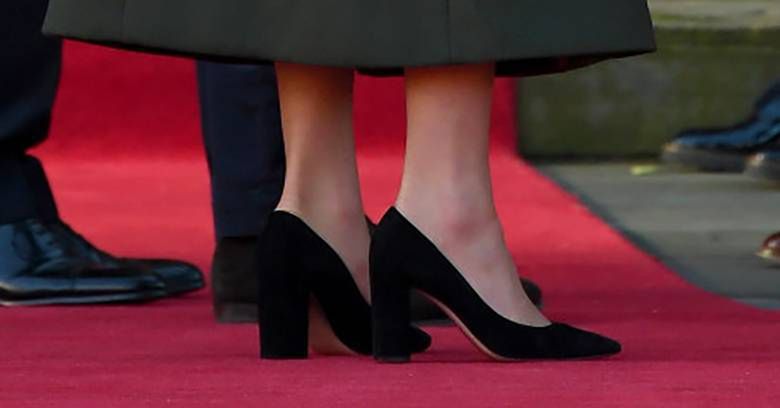 Księżna Kate na spotkaniu w Bradford - buty