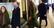 Pandemia szaleje, a Kate i William podróżują pociągiem! Zdjęcia z podróży podbijają internet