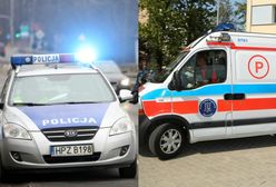 26 km karetką w korkach, gdy każde hamowanie mogło zabić pacjentkę. Nietypowa eskorta policji