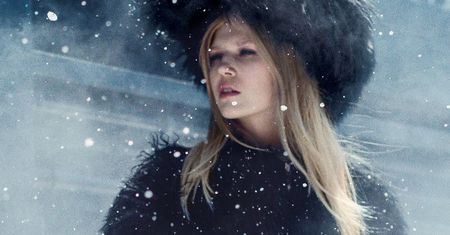 Zimowa Ola Rudnicka w amerykańskim "Harper's Bazaar"
