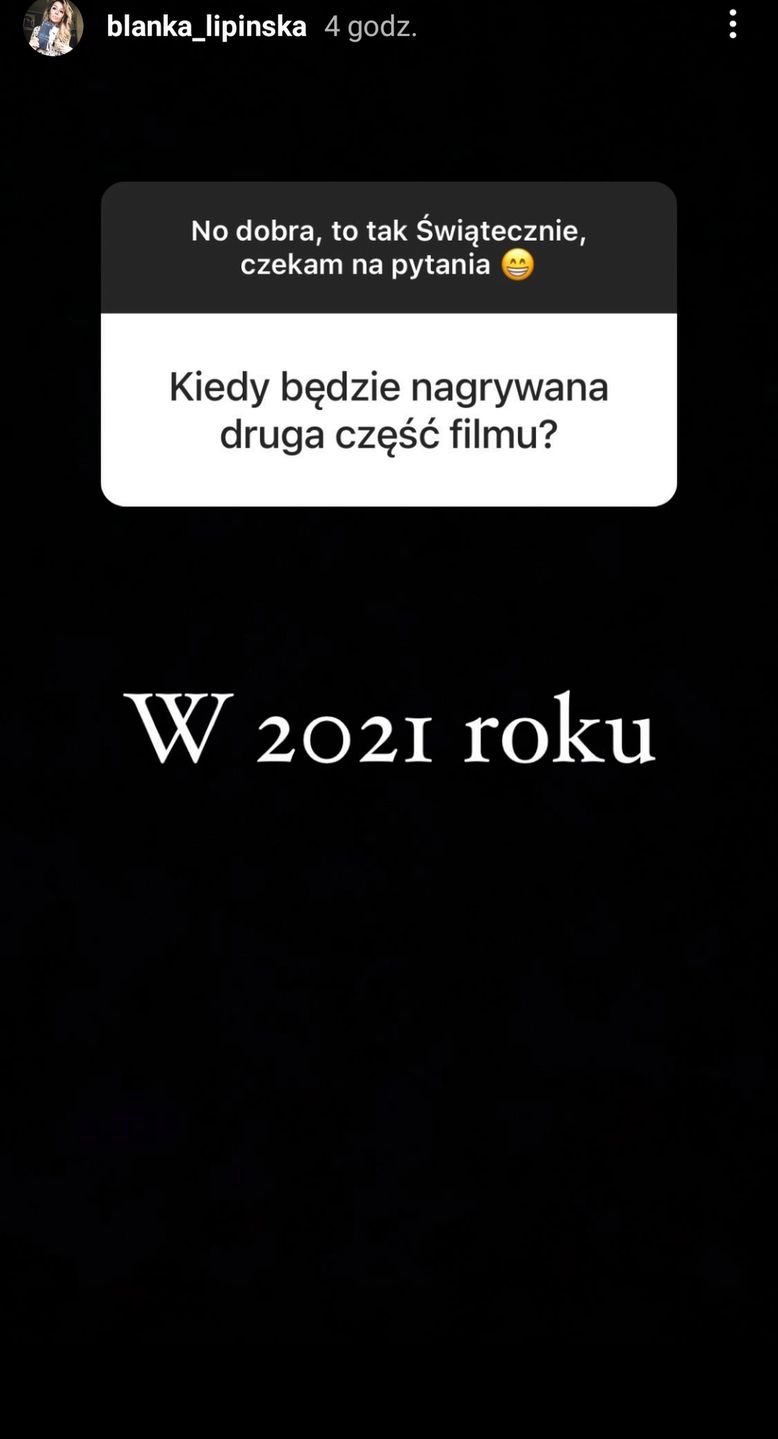 Blanka Lipińska o kontynuacji 365 dni
