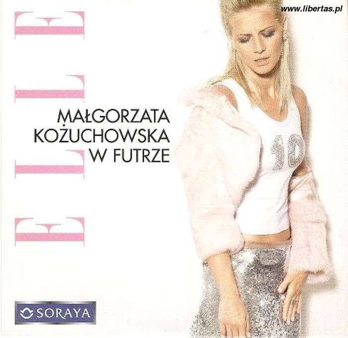 Okładka płyty Małgorzaty Kożuchowskiej "W futrze"