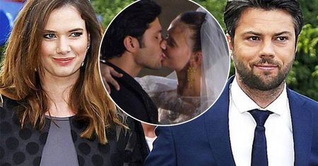 Karolina Malinowska i Olivier Janiak świętują 18. rocznicę ślubu. Modelka pierwszy raz pokazała zdjęcie z ceremonii. Jej sukienka to dzieło sztuki
