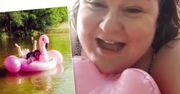 Dominika Gwit w stroju kąpielowym zabawia się dmuchanym flamingiem: „Kocham ten stan”