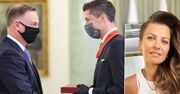Ania Lewandowska nie przyszła z Robertem do Andrzeja Dudy. Prezydent nie omieszkał o niej wspomnieć