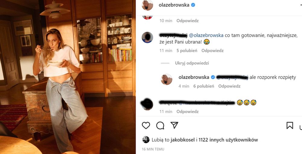 Ola Żebrowska o nieudanym obiedzie