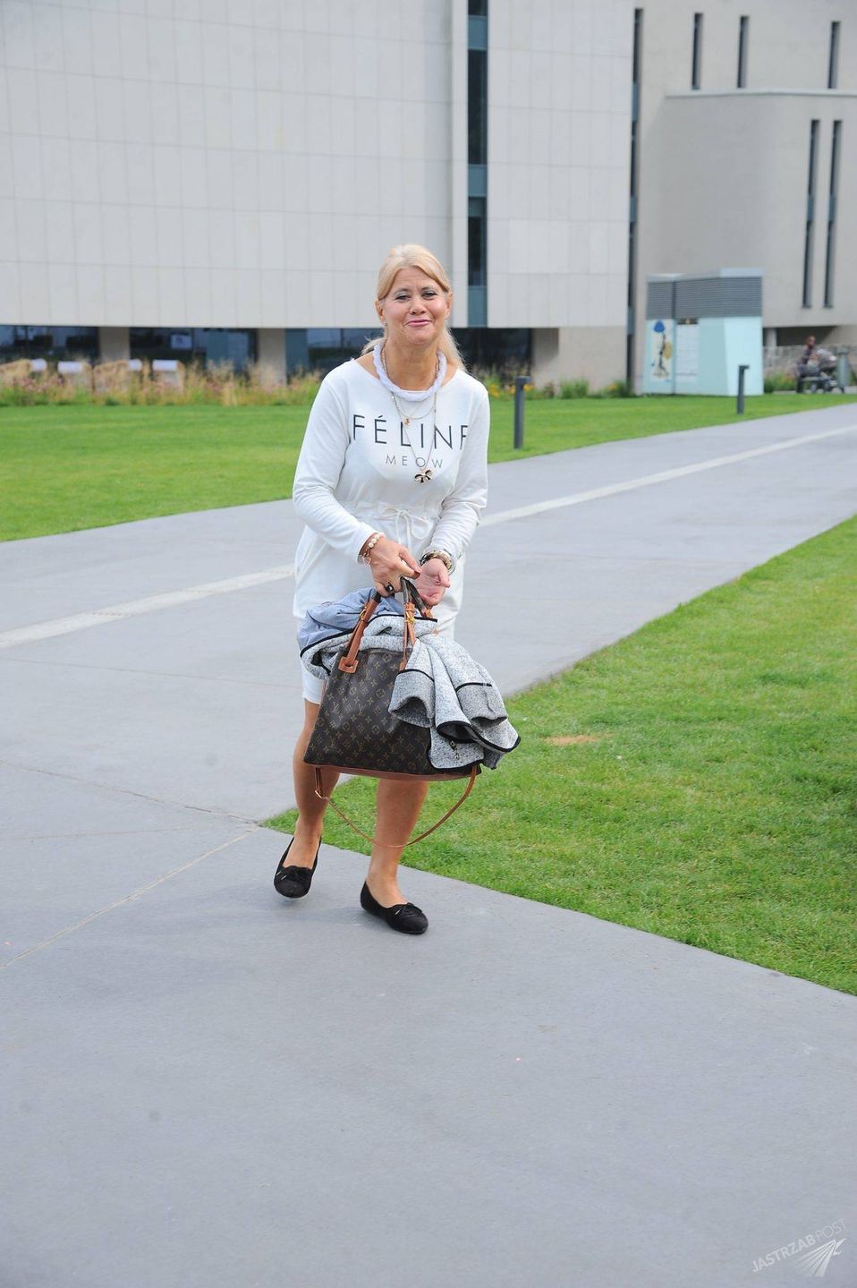Izabela Kisio-Skorupa z podróbką Louis Vuitton