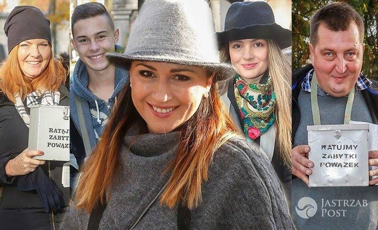 Gwiazdy kwestują na Powązkach: Beata Tadla, Katarzyna Dowbor, Adam Zdrójkowski...
