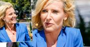 Patrycja Markowska zachwyciła w szafirowym garniturze. Niby oficjalnie, ale z wakacyjną lekkością