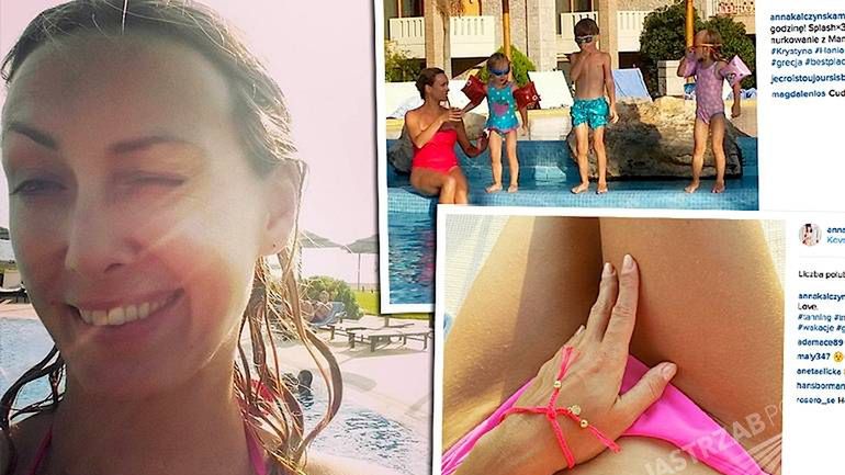 Anna Kalczyńska na Instagramie. Anna Kalczyńska na wakacjach z dziećmi w Grecji