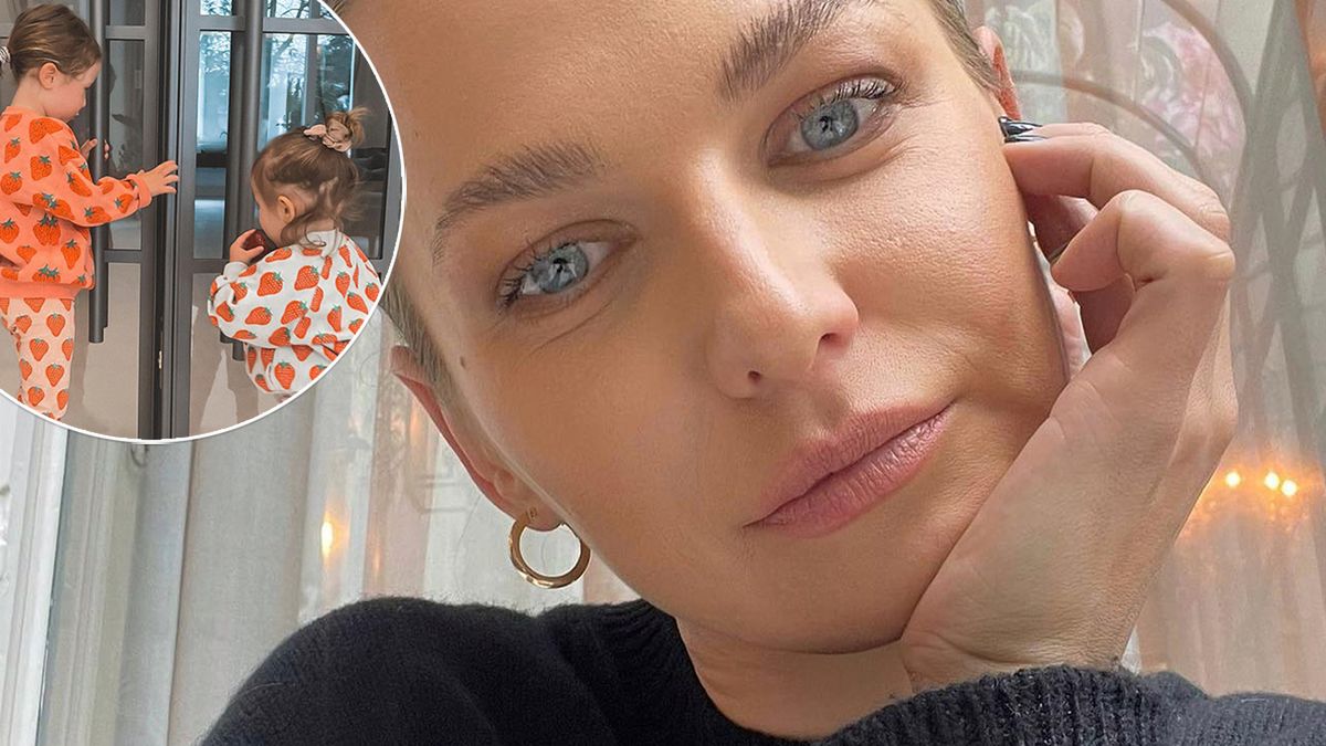 Anna Lewandowska z córkami