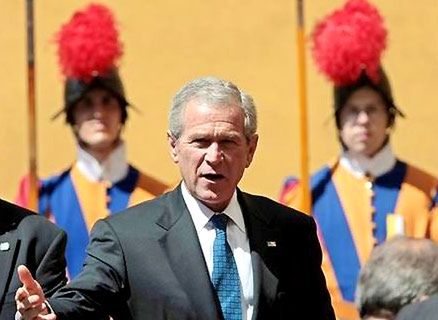 Prezydent Bush na audiencji u Benedykta XVI