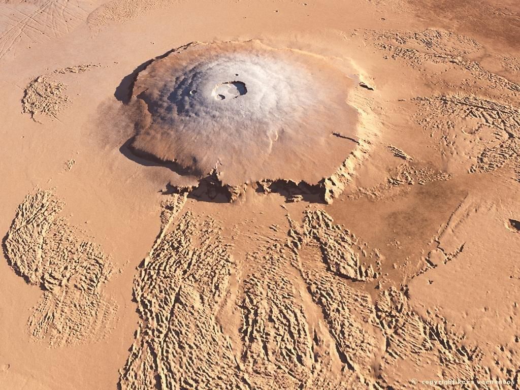 Na Marsie pojawiła się dziwna smuga. Prawdopodobnie to wybuch olbrzymiego wulkanu