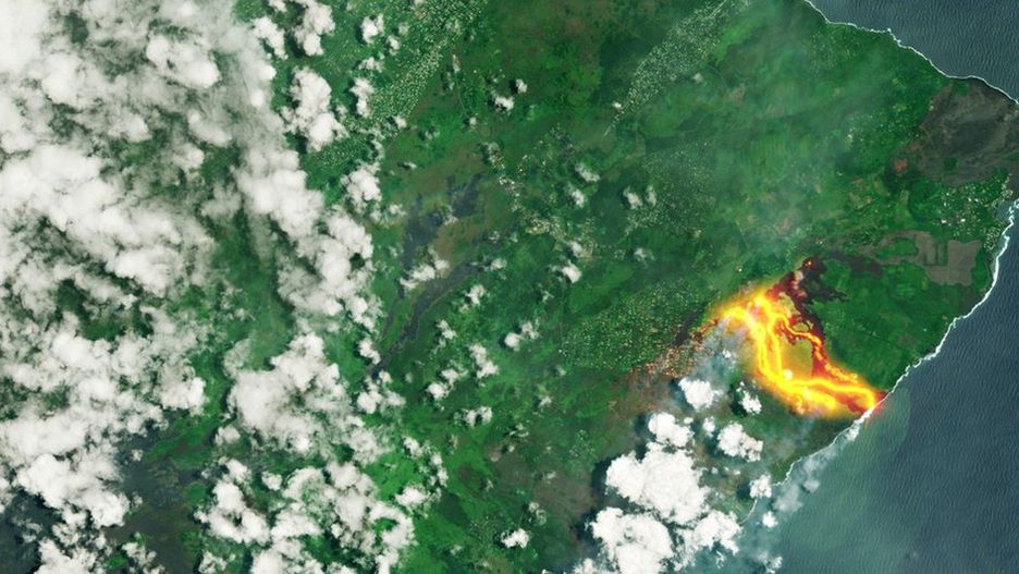 Lawę zaobserwowali również astronauci z Międzynarodowej Stacji Kosmicznej
