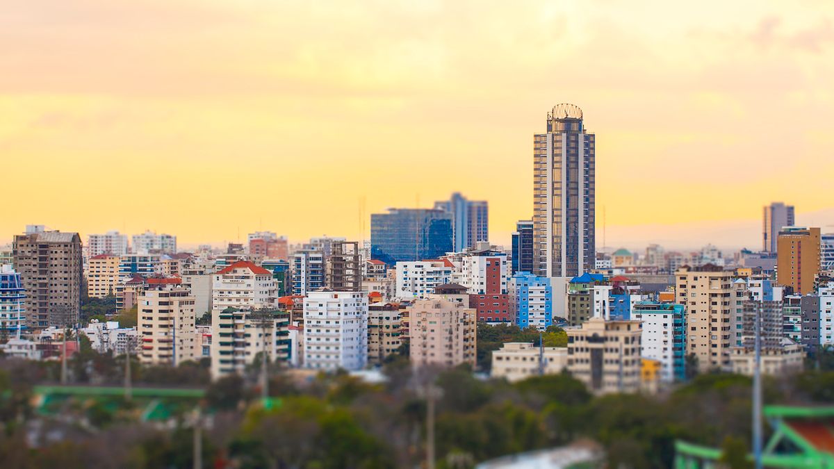 Panorama miasto Santo Domingo