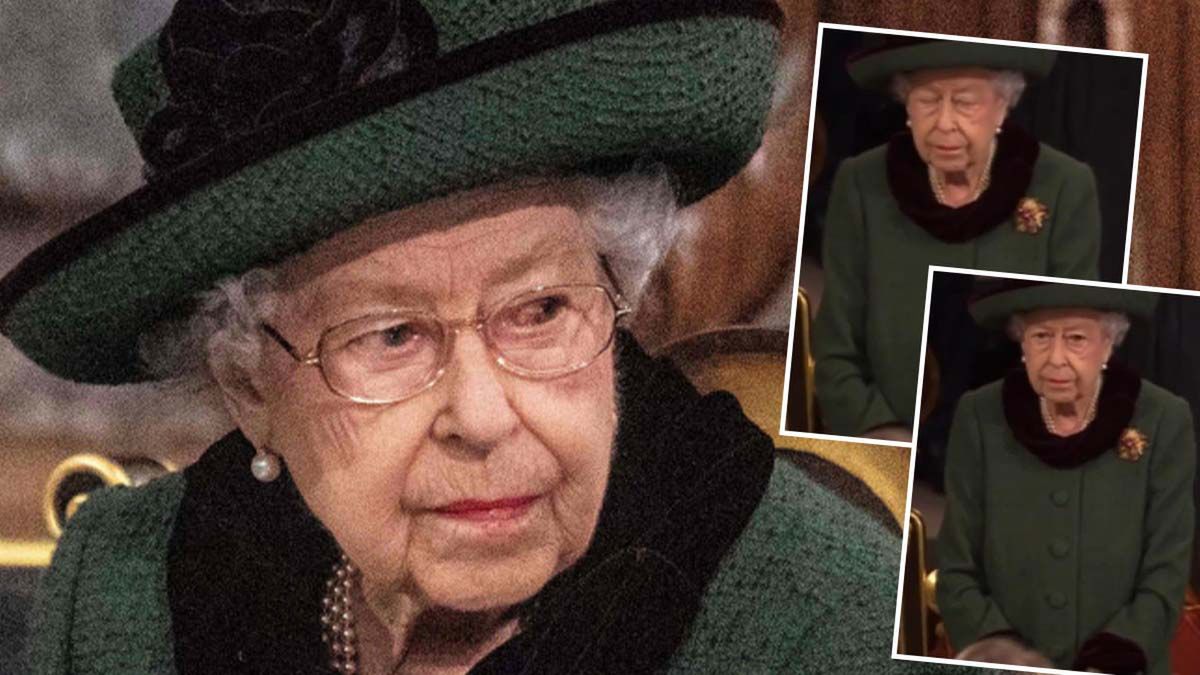 Królowa Elżbieta II nie mogła powstrzymać łez na mszy