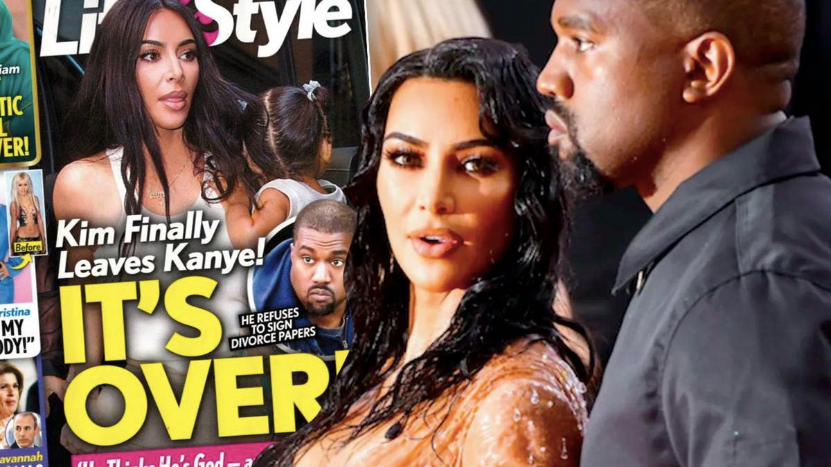 Kanye West zadał Kim Kardashian cios poniżej pasa! Ich małżeństwo właśnie rozpadło się jak domek z kart. O co poszło?