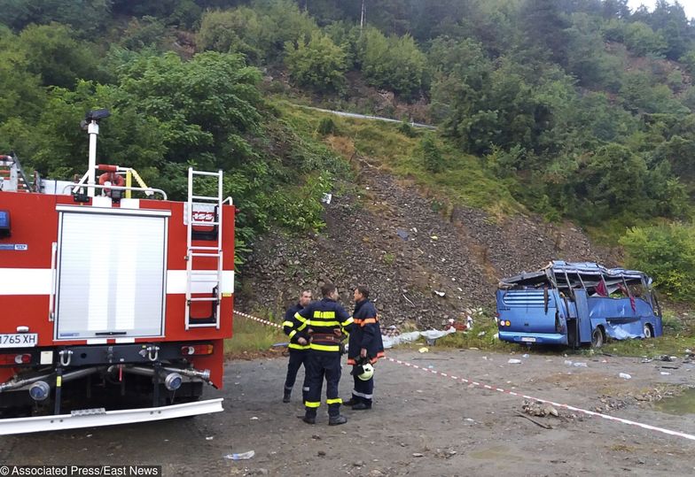 Autokar stoczył się w przepaść. Co najmniej 15 turystów zginęło w Bułgarii