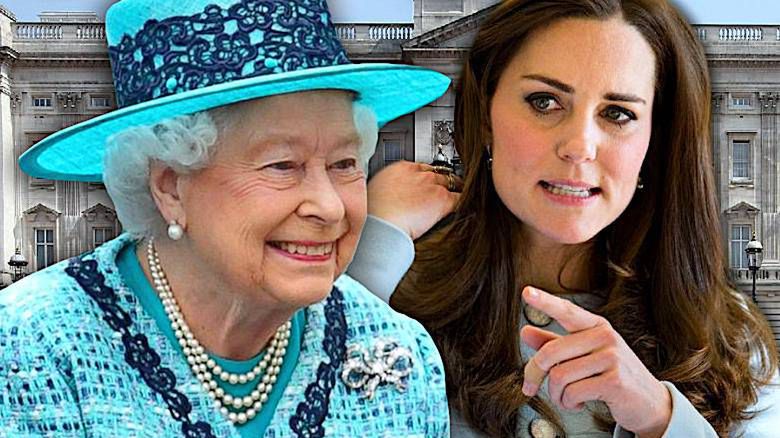 Księżna Kate i królowa Elżbieta II