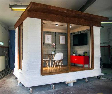 Domek z betonu z drukarki 3D. Pierwszy taki w Polsce