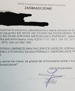 Zamiast leczyć wypełnia dokumenty. "Pacjenci zbierają je jak pokemony"