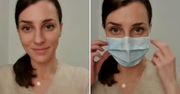 Maseczki ochronne – jak prawidłowo je nosić? Lekarka Marta Stepek wyjaśnia krok po kroku