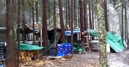 Bimbrownia pod Sokółką zlikwidowana. Funkcjonariusze zabezpieczyli lewy alkohol
