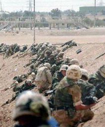 Siły koalicji napotykają silny opór