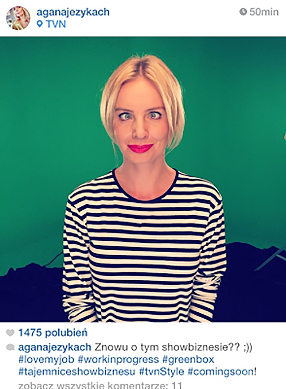 Agnieszka Szulim pokazała zeza, fot. Instagram