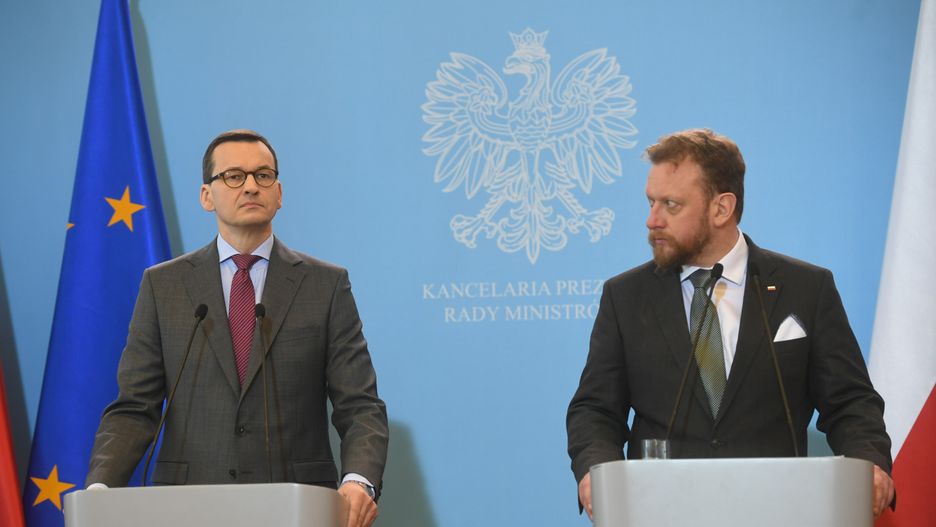 Koronawirus w Polsce. Konferencja premiera Mateusza Morawieckiego i ministra zdrowia Łukasza Szumowskiego