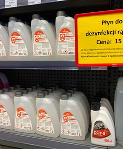 Płyn do dezynfekcji z Orlenu. Ogromne kolejki i limity