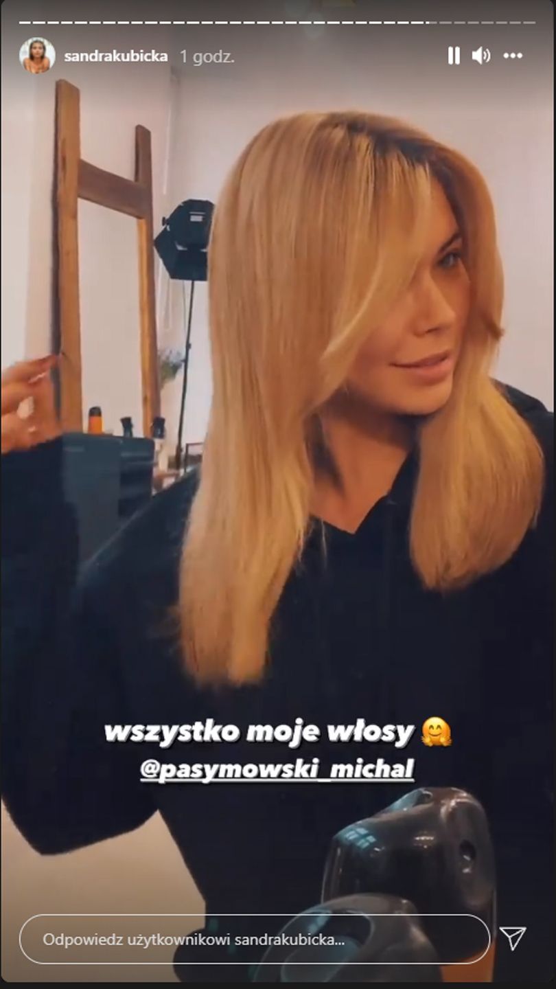 Sandra Kubicka ścięła włosy