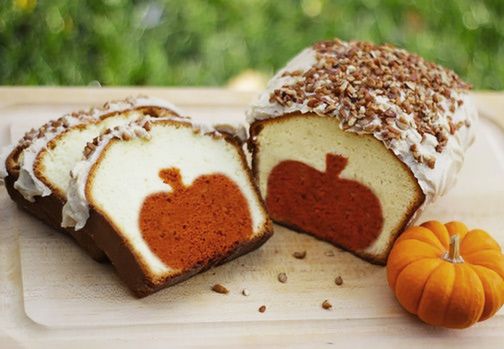 Peekaboo Pumpkin Pound Cake