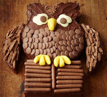 Chocolate Owl Cake