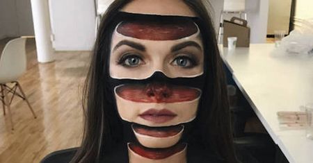 Niesamowity make-up. Jej iluzje Was zachwycą