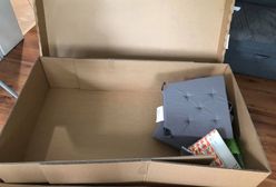 Kuriozalna przesyłka z Ikea. Wielki karton, a w nim parę drobiazgów