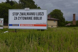 IKEA z billboardem w głośnej sprawie. "Stop zwalnianiu ludzi za cytowanie Biblii"