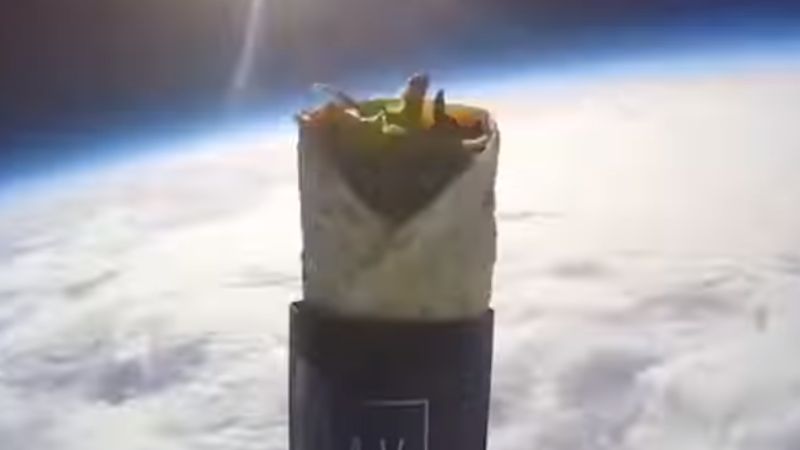 Kebab osiągnął wysokość około 38 km