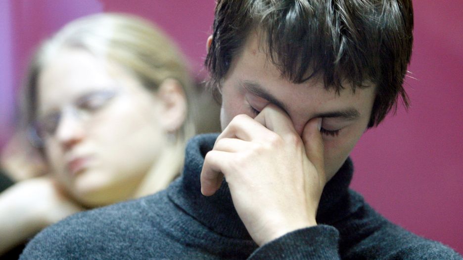 Na fot. prawdziwa lekcja języka angielskiego. Naciągacze twierdzą, że uczą bez wysiłku w 2 tygodnie.