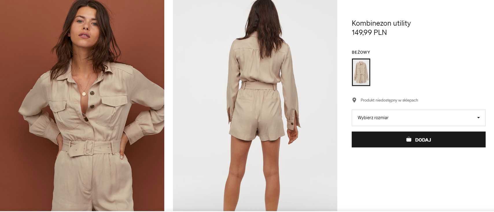 Kombinezon H&M kosztuje 149 zł