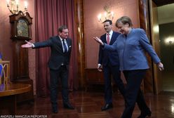 Merkel w Warszawie. "Jak gdyby nigdy nic"