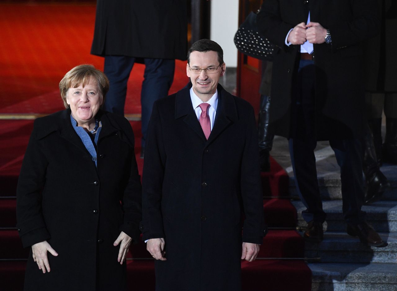 Angela Merkel zakończyła wizytę w Warszawie. Kanclerz chce "wzmocnienia" Polski