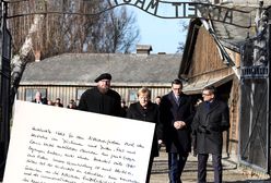Angela Merkel i jej wpis po wizycie w Auschwitz. "Jest symbolem milionowego mordu"
